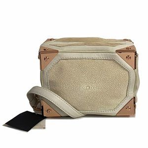 Alexander Wang Jade White Clutch Bag